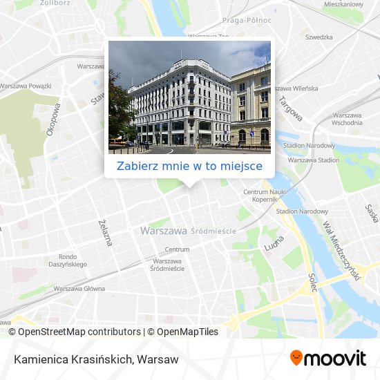 Mapa Kamienica Krasińskich