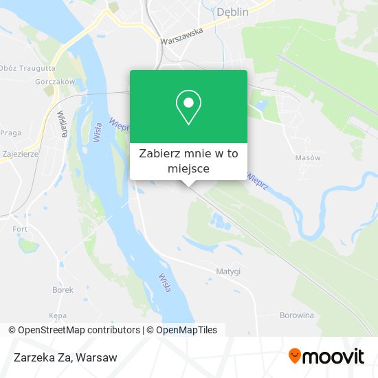 Mapa Zarzeka Za