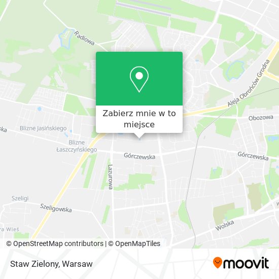 Mapa Staw Zielony