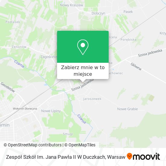 Mapa Zespół Szkół Im. Jana Pawła II W Duczkach