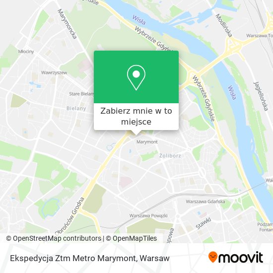 Mapa Ekspedycja Ztm Metro Marymont