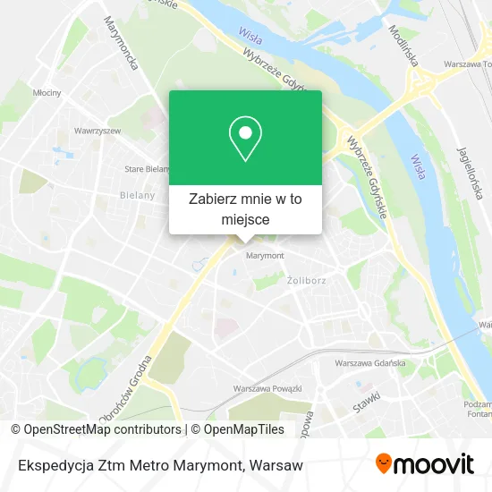 Mapa Ekspedycja Ztm Metro Marymont