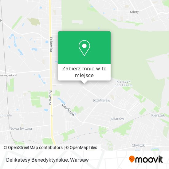 Mapa Delikatesy Benedyktyńskie