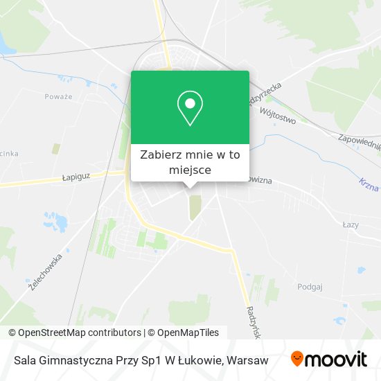 Mapa Sala Gimnastyczna Przy Sp1 W Łukowie