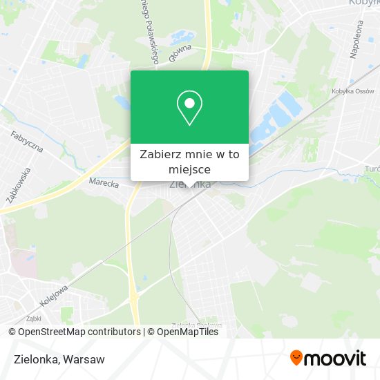 Mapa Zielonka