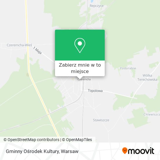 Mapa Gminny Ośrodek Kultury