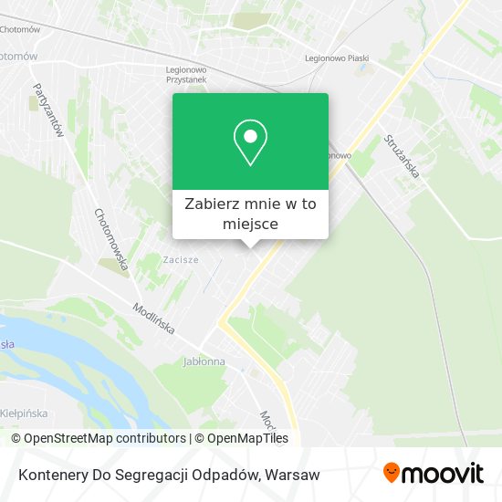 Mapa Kontenery Do Segregacji Odpadów