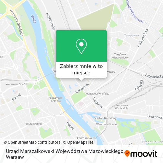 Mapa Urząd Marszałkowski Województwa Mazowieckiego