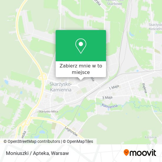 Mapa Moniuszki / Apteka