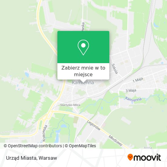 Mapa Urząd Miasta