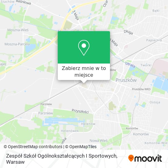 Mapa Zespół Szkół Ogólnokształcących I Sportowych