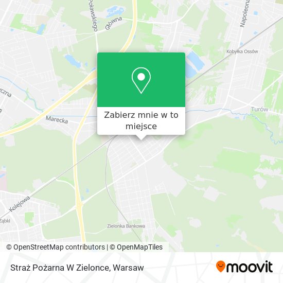 Mapa Straż Pożarna W Zielonce