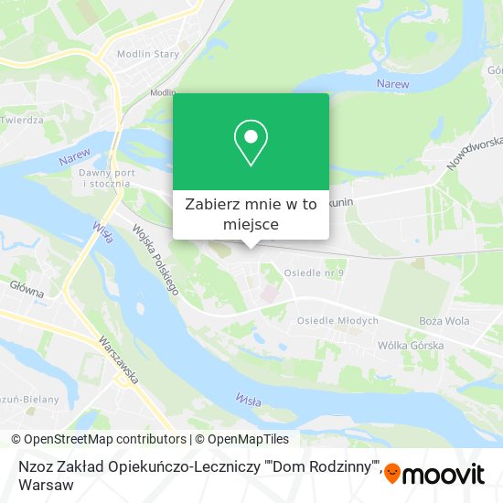 Mapa Nzoz Zakład Opiekuńczo-Leczniczy ""Dom Rodzinny""