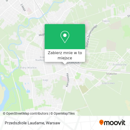 Mapa Przedszkole Laudame