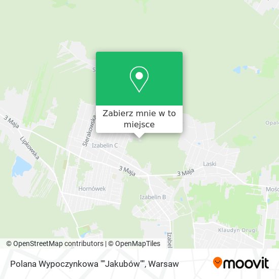 Mapa Polana Wypoczynkowa ""Jakubów""