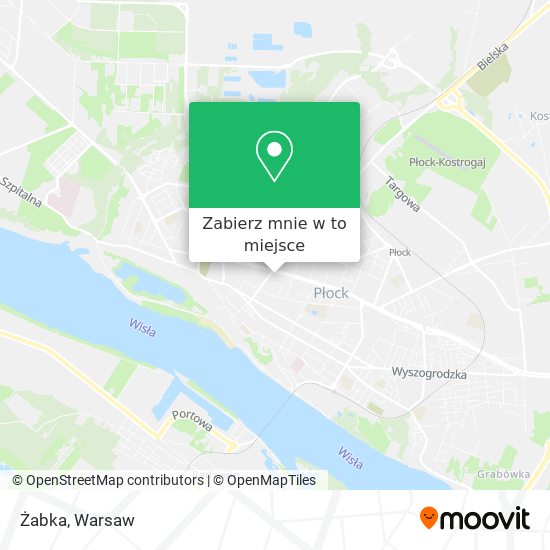 Mapa Żabka