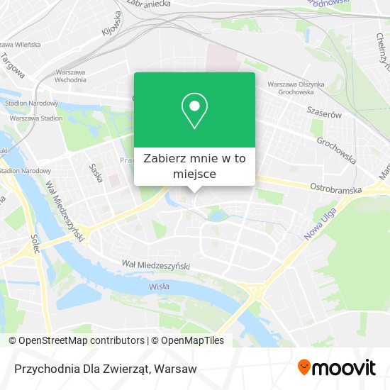 Mapa Przychodnia Dla Zwierząt