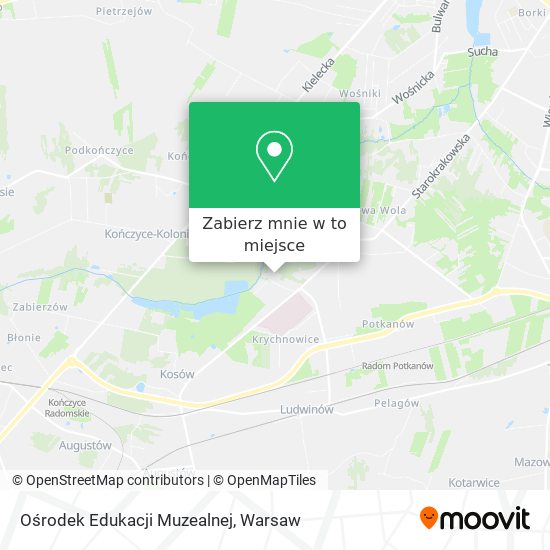 Mapa Ośrodek Edukacji Muzealnej