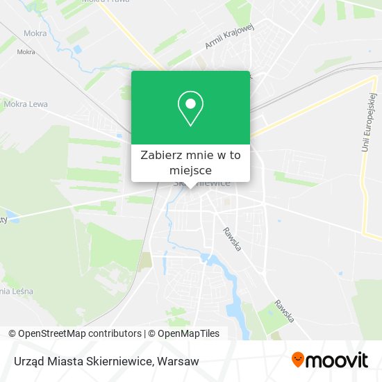 Mapa Urząd Miasta Skierniewice