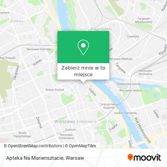 Mapa Apteka Na Mariensztacie