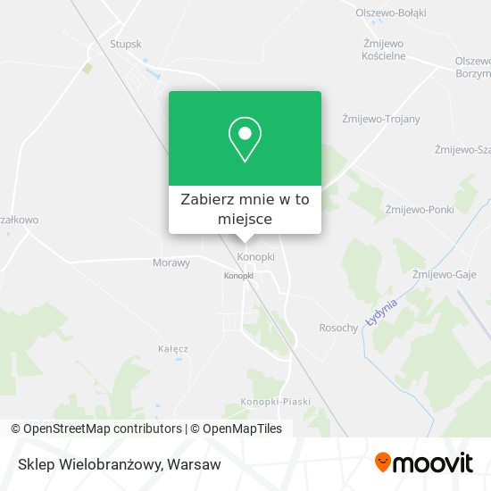 Mapa Sklep Wielobranżowy