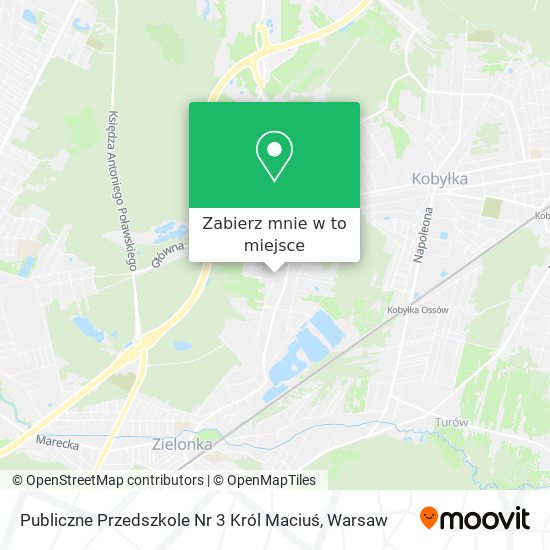 Mapa Publiczne Przedszkole Nr 3 Król Maciuś