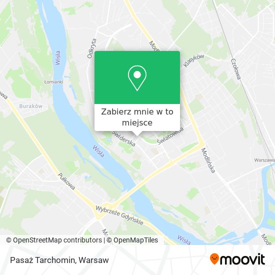 Mapa Pasaż Tarchomin