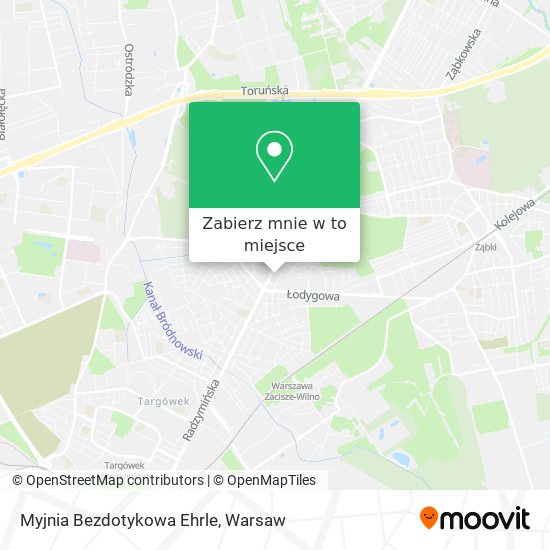 Mapa Myjnia Bezdotykowa Ehrle