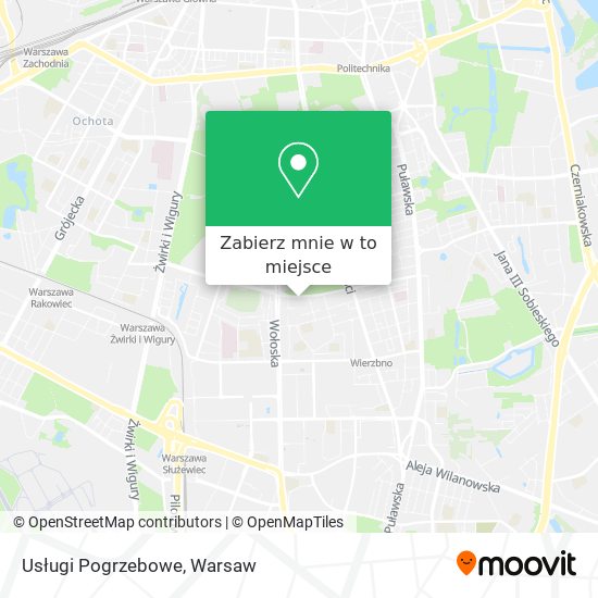 Mapa Usługi Pogrzebowe