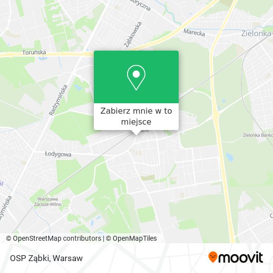 Mapa OSP Ząbki