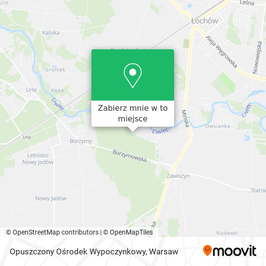 Mapa Opuszczony Ośrodek Wypoczynkowy