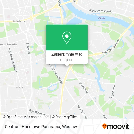 Mapa Centrum Handlowe Panorama