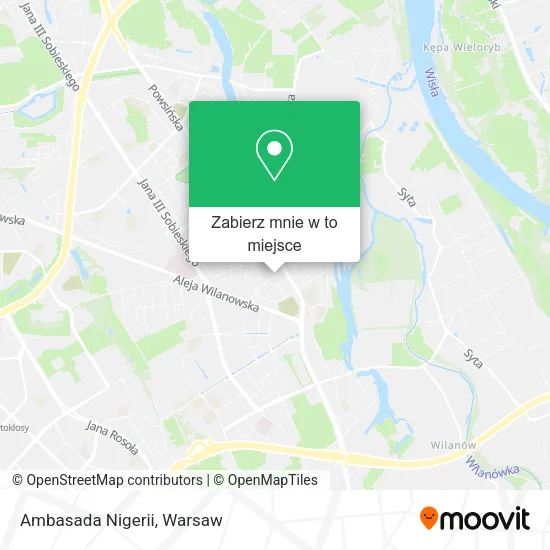Mapa Ambasada Nigerii