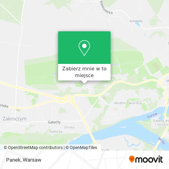 Mapa Panek