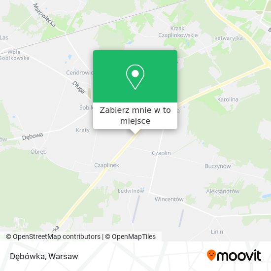 Mapa Dębówka