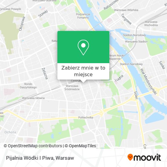 Mapa Pijalnia Wódki I Piwa