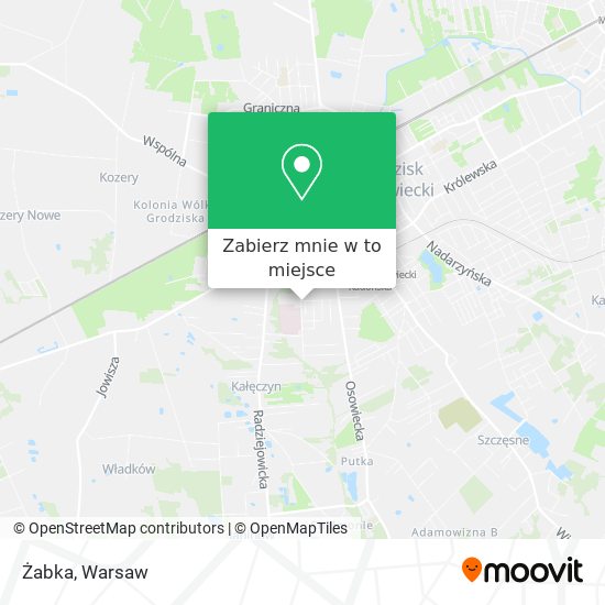 Mapa Żabka