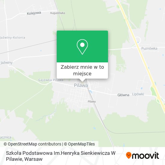 Mapa Szkoła Podstawowa Im.Henryka Sienkiewicza W Pilawie