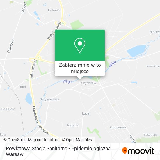 Mapa Powiatowa Stacja Sanitarno - Epidemiologiczna