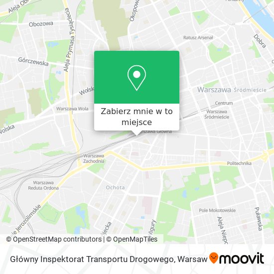 Mapa Główny Inspektorat Transportu Drogowego