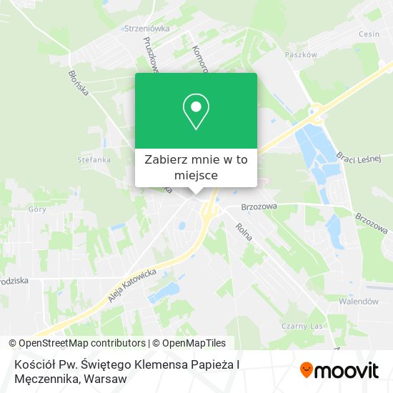 Mapa Kościół Pw. Świętego Klemensa Papieża I Męczennika