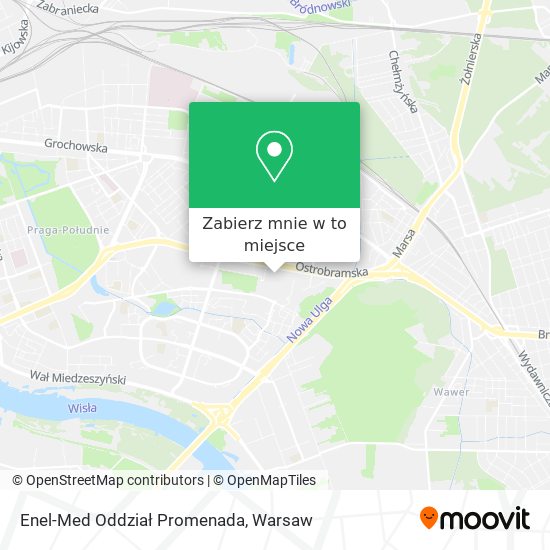 Mapa Enel-Med Oddział Promenada