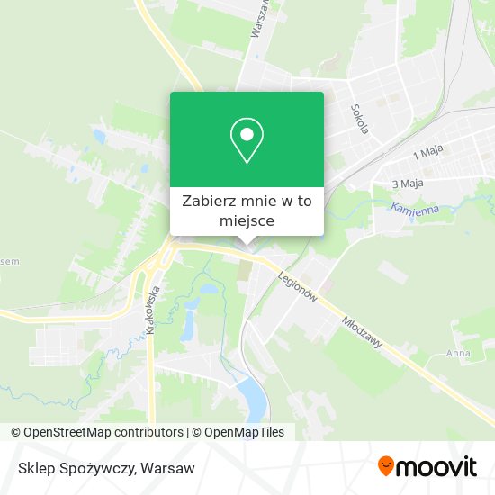 Mapa Sklep Spożywczy