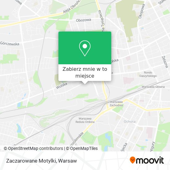 Mapa Zaczarowane Motylki