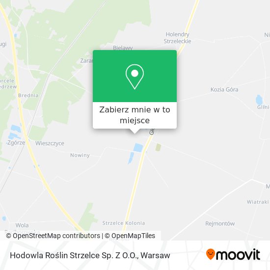 Mapa Hodowla Roślin Strzelce Sp. Z O.O.