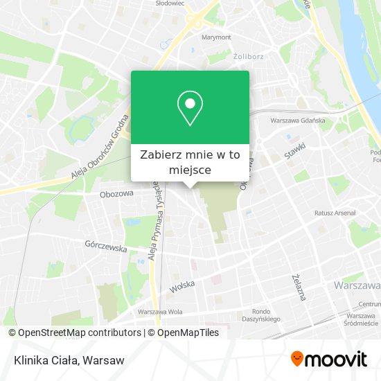 Mapa Klinika Ciała