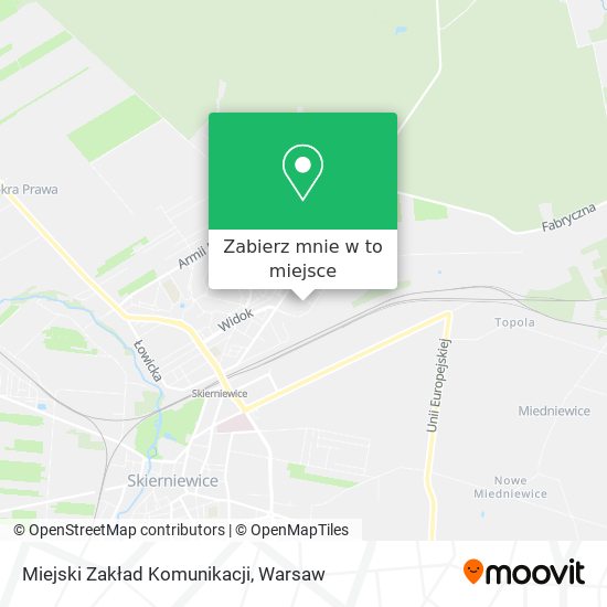 Mapa Miejski Zakład Komunikacji