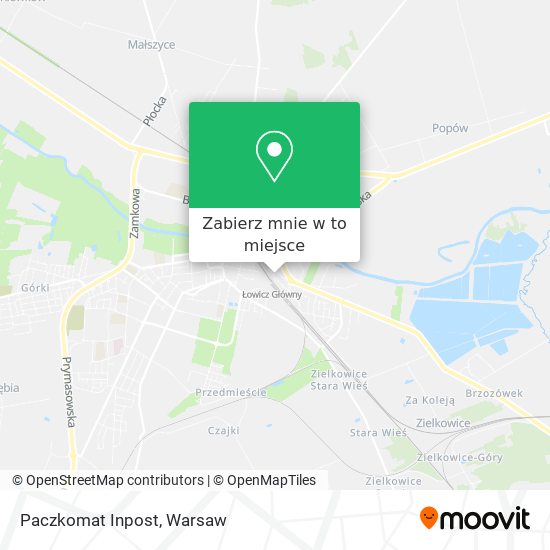 Mapa Paczkomat Inpost