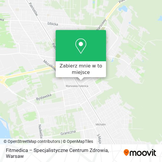 Mapa Fitmedica – Specjalistyczne Centrum Zdrowia