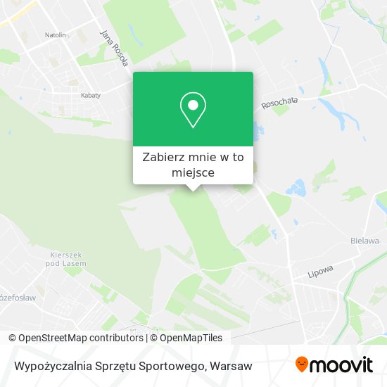 Mapa Wypożyczalnia Sprzętu Sportowego